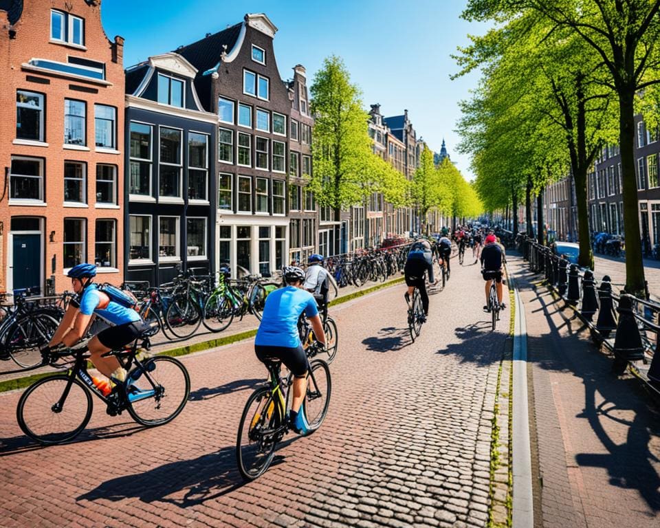 Fietsen in Nederlandse steden