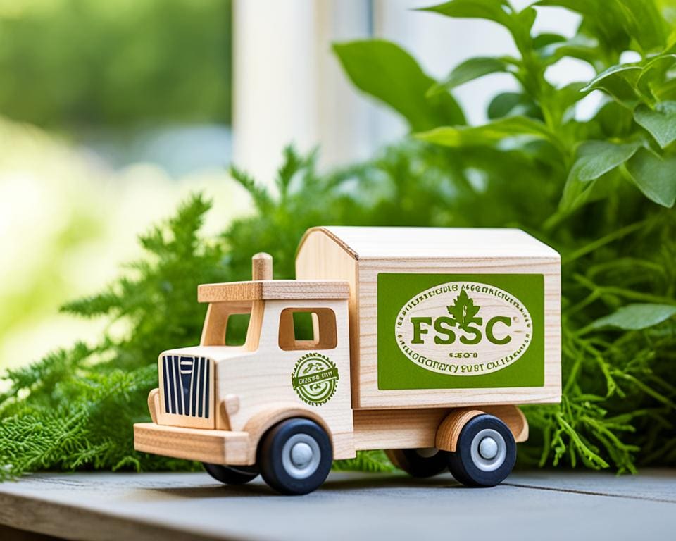 FSC-gecertificeerd houten speelgoed bezorgd aan huis