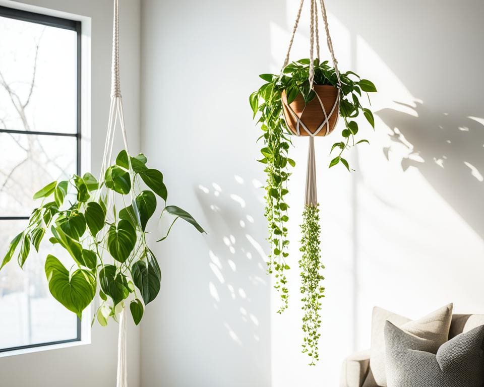 Hangende planten als finishing touch