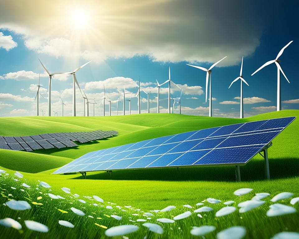 Groene energie: zonne- en windkracht
