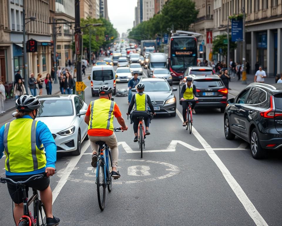 Fietsen in de stad: Hoe je veilig kunt blijven in druk verkeer