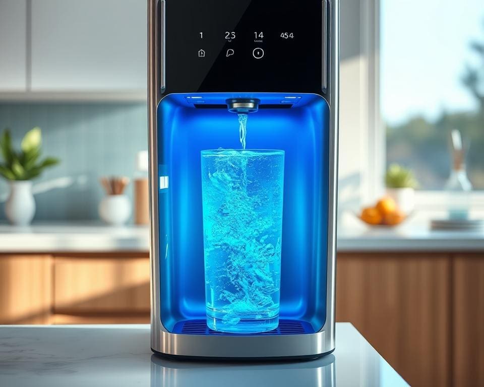 Gekoeld water met een slimme waterdispenser