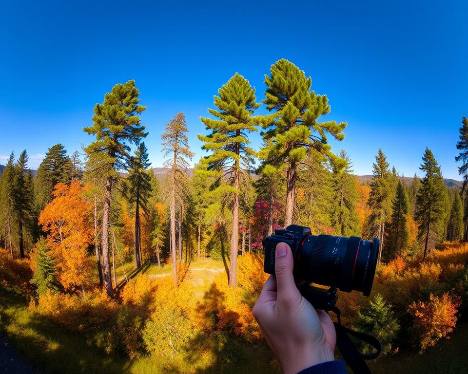 Groothoeklens in fotografie