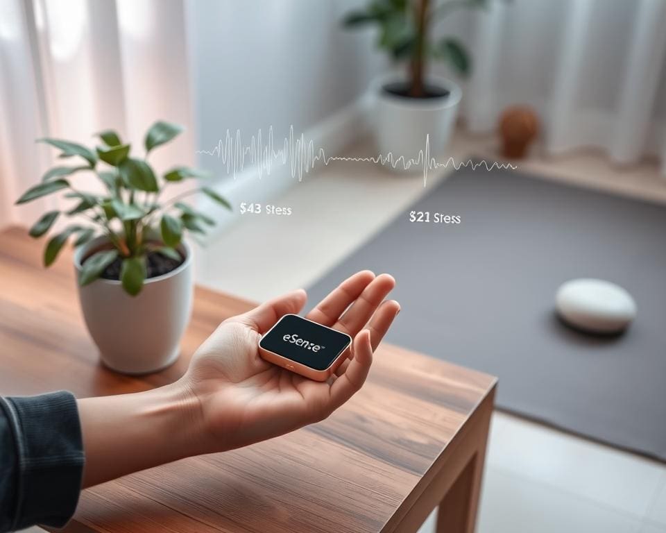 Huidgeleiding meten met de eSense voor Minder Stress