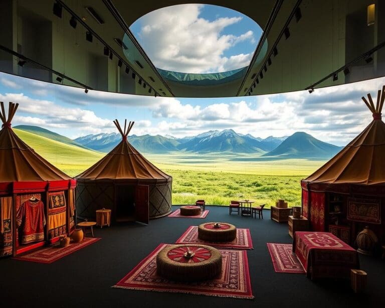 National Museum of Mongolian History, Ulaanbaatar, Mongolië: Nomadisch leven