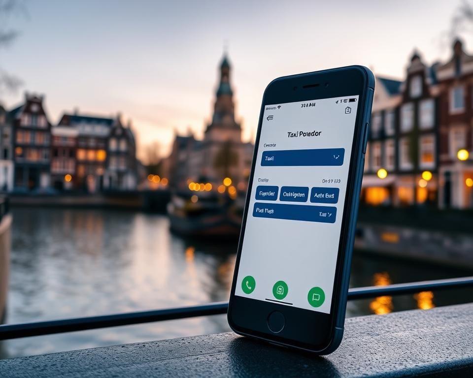 online taxi reserveren Amsterdam