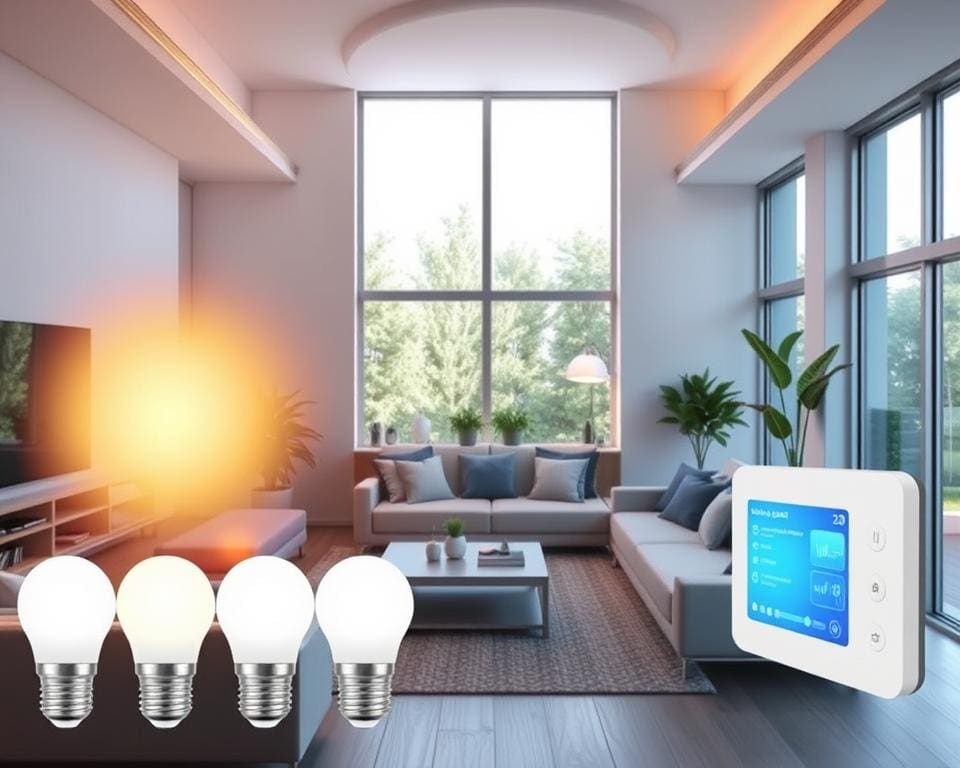 slimme verlichting voor energie-efficiëntie in huis