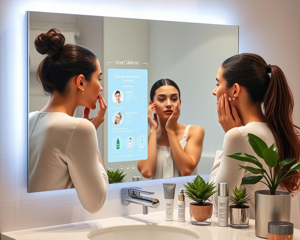 smart mirror voor skincare