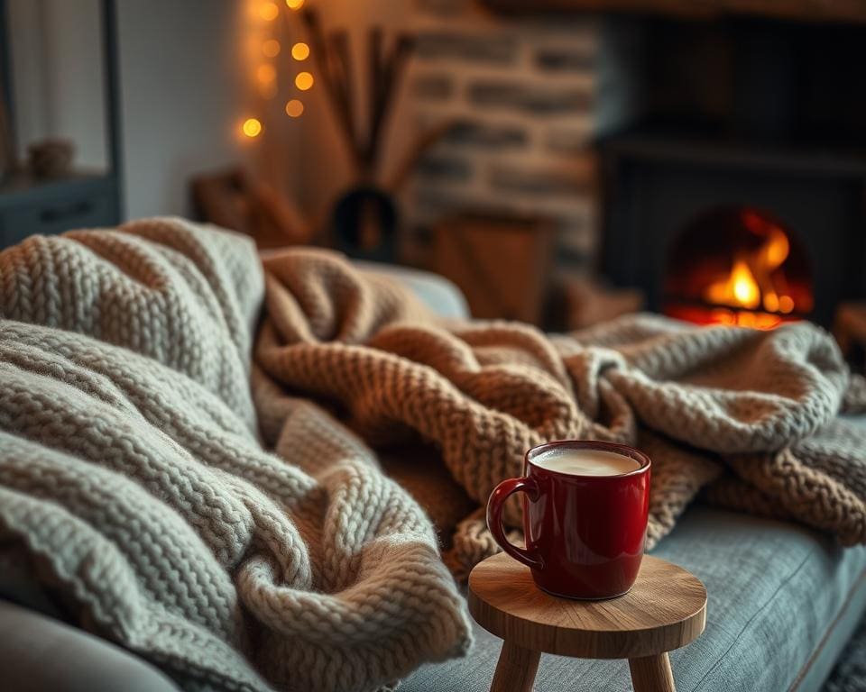 Dekens die warmte en comfort bieden op koude avonden