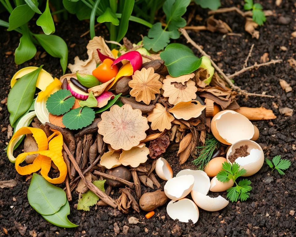 Essentiële materialen voor compost