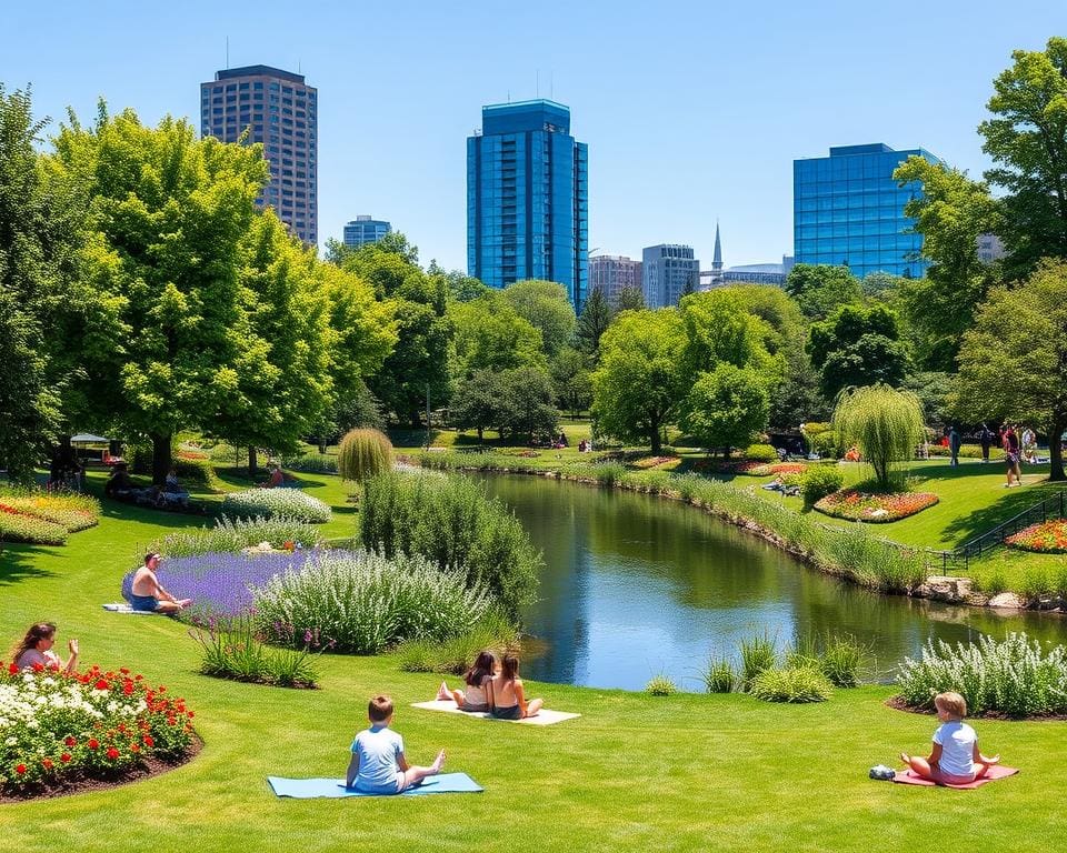 Groene ruimtes in Rotterdam