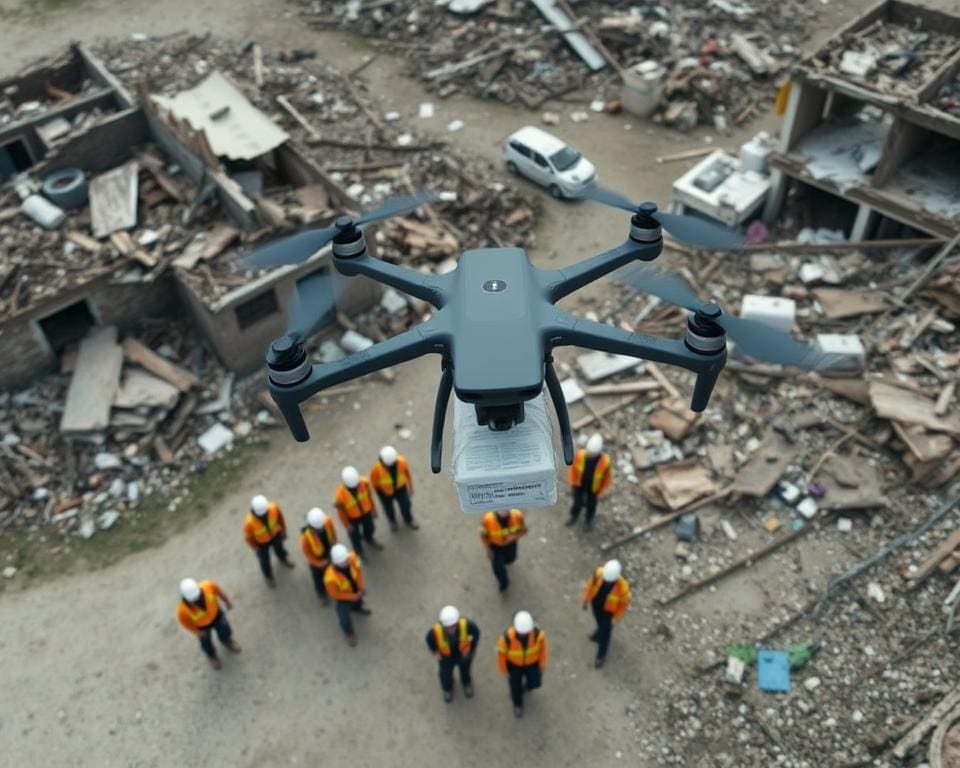 Hoe drones helpen bij noodhulp en rampenbestrijding