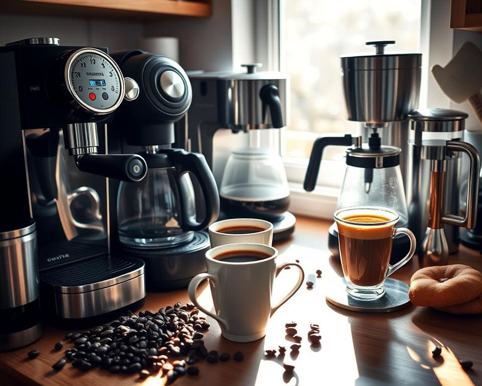 Koffiezetapparaten voor een perfecte start van de dag