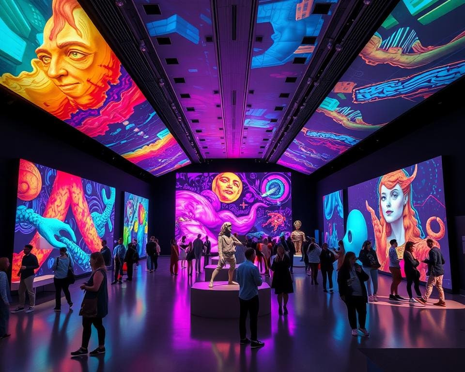 Museumtour met nieuwe exposities vol digitale en visuele kunst