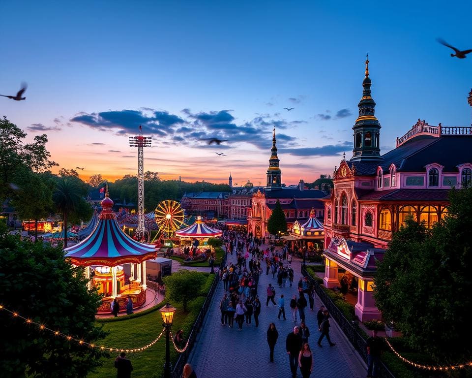 Tivoli Kopenhagen: Avontuur en plezier in een historisch pretpark