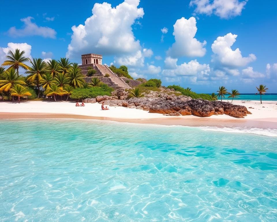 Tulum: paradijselijke stranden en oude Mayatempels