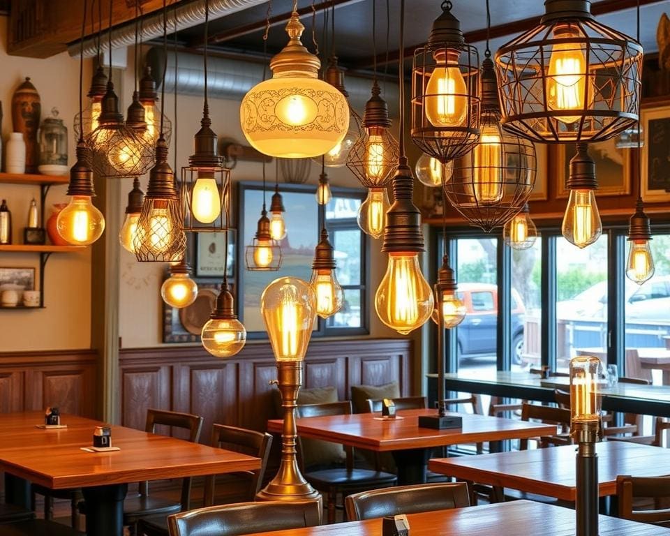 Unieke vintage lampen voor jouw restaurant of winkel