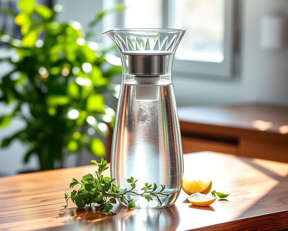 Waterkaraf met filter voor puur drinkwater