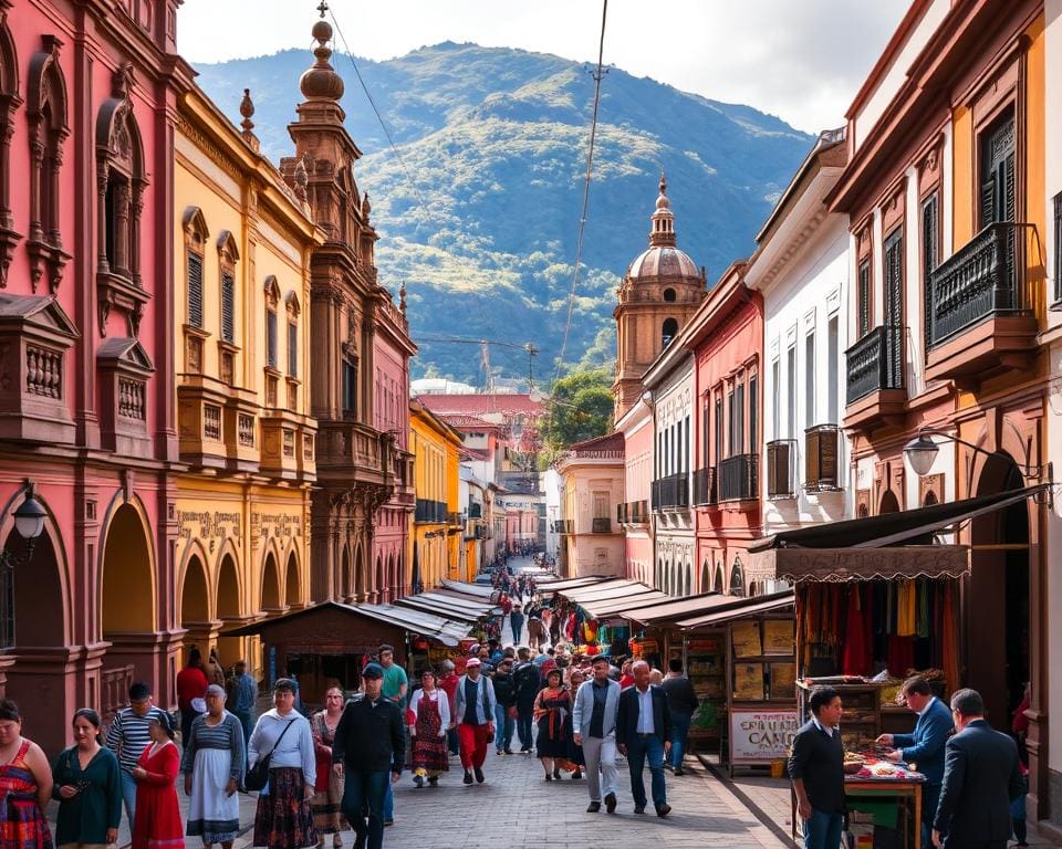 cultuur in Ecuador en de koloniale steden van Quito en Cuenca