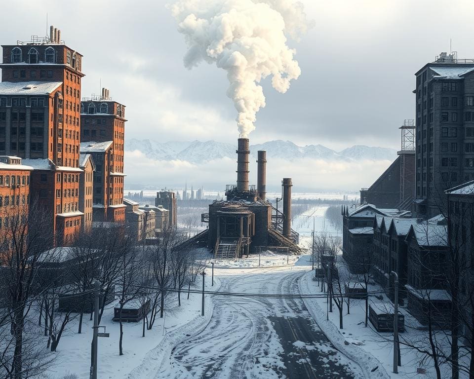 post-apocalyptische setting van Frostpunk