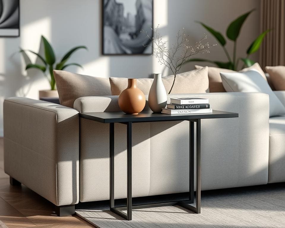 sidetable achter de bank