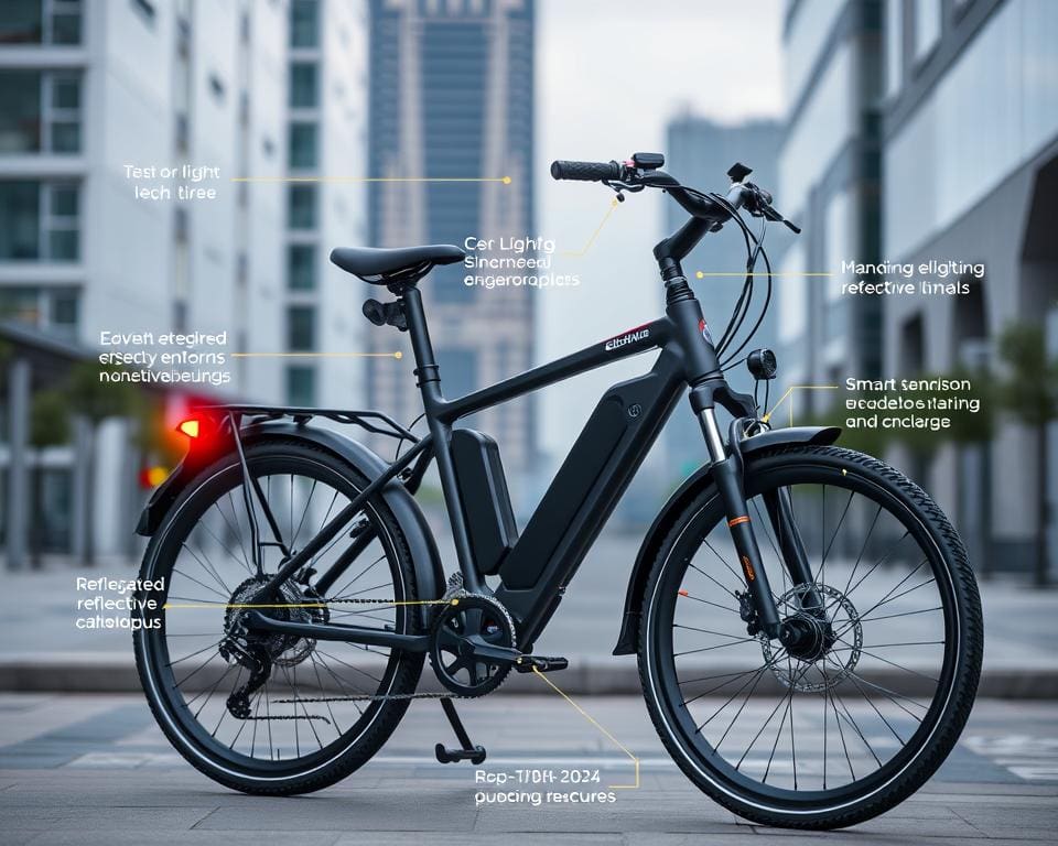 Elektrische fietsen met geavanceerde veiligheidstechnologie