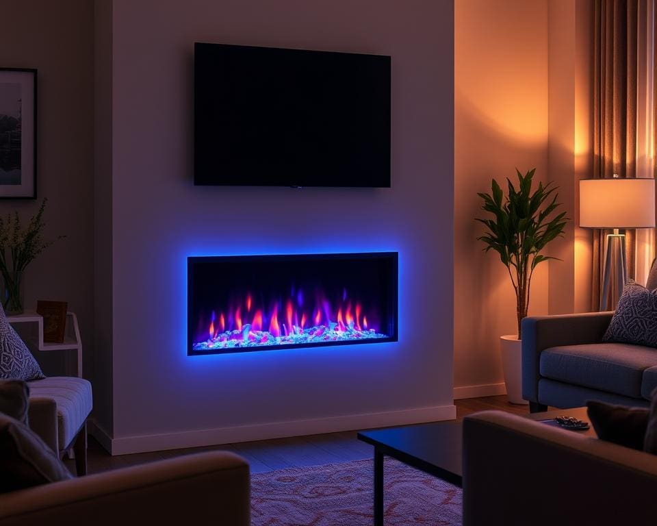 Elektrische haarden met LED-verlichting
