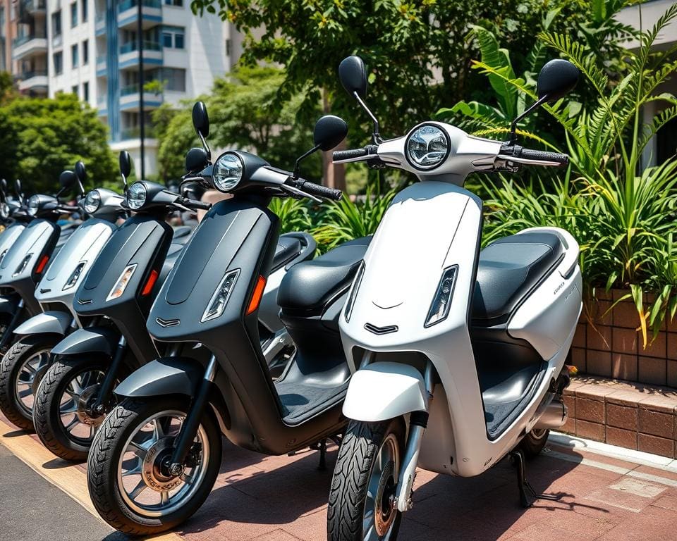 Elektrische scooters met lage onderhoudskosten