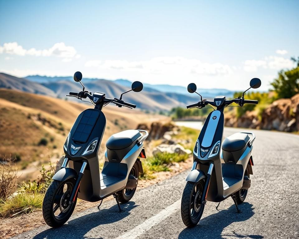 Elektrische scooters voor lange ritten zonder opladen