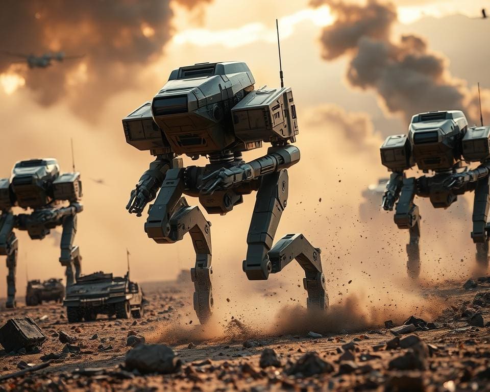 Militaire robots: autonoom opereren op het slagveld