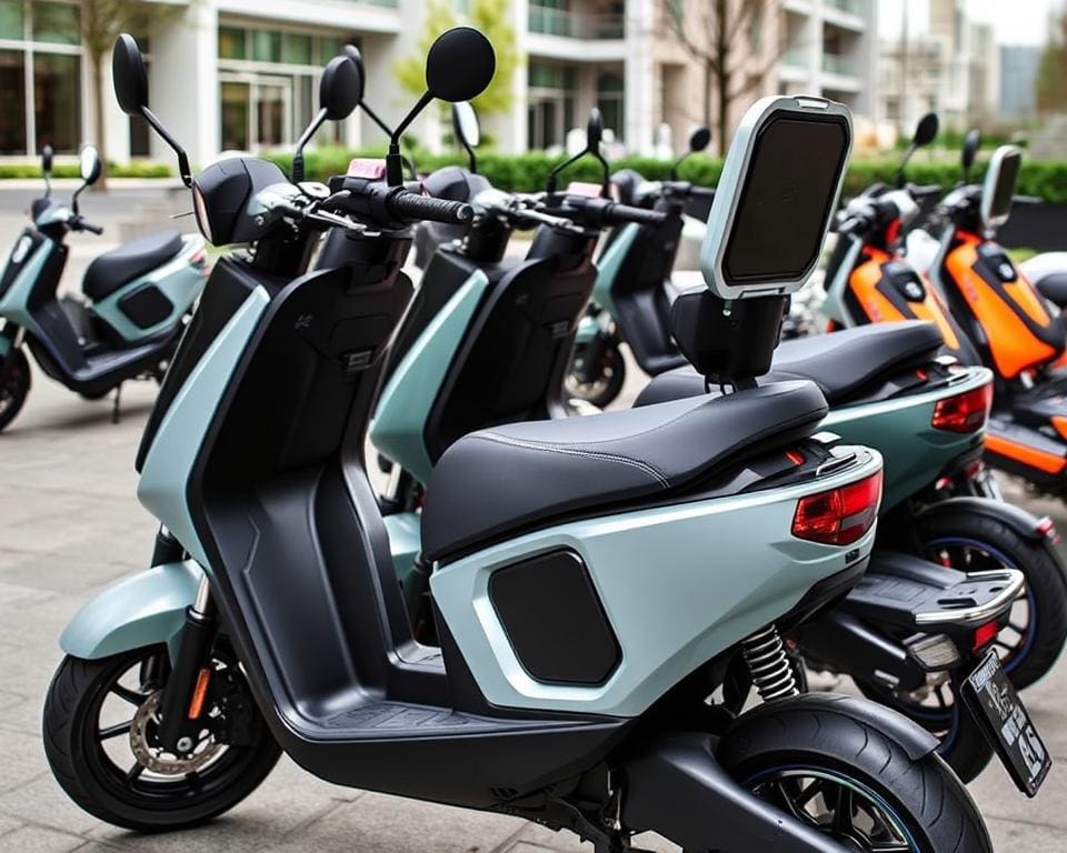 Populaire elektrische scooters met bagageruimte