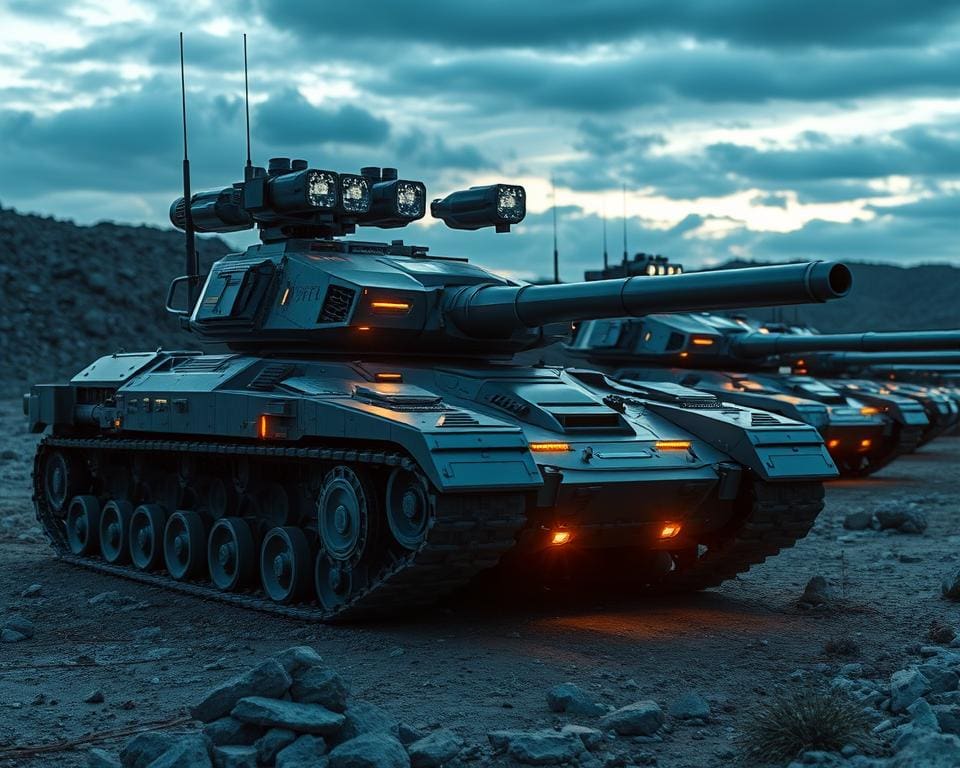 Slimme tanks: AI en sensoren op rupsbanden
