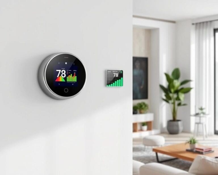 Slimme thermostaten met gebruiksstatistieken