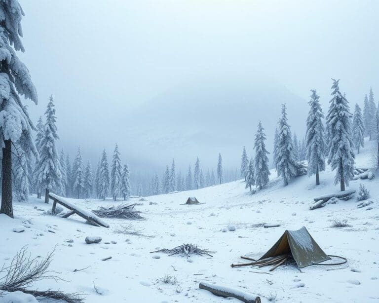 The Long Dark: Overleef in de wildernis na een ramp in een besneeuwd landschap