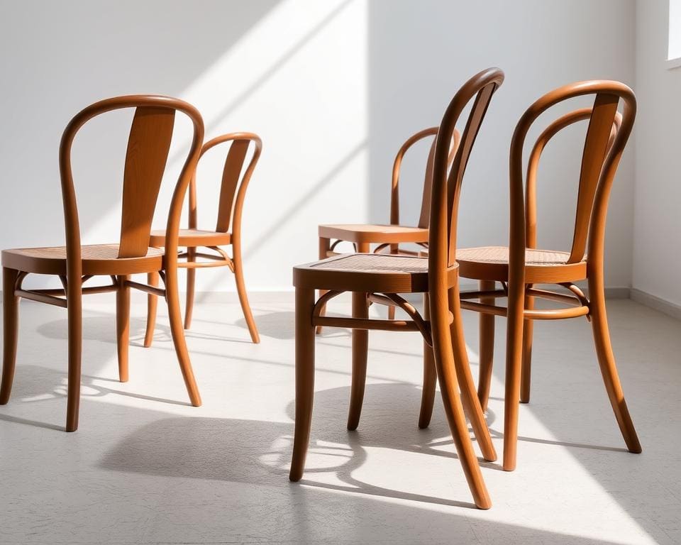 Tijdloos design van Thonet-stoelen