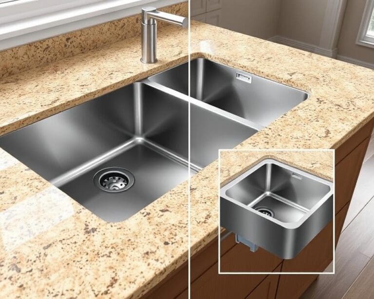 Wat is het verschil tussen een inbouw- en opbouwspoelbak?
