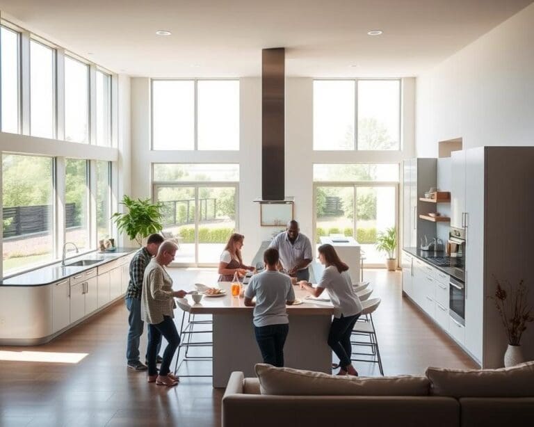 Wat zijn de voordelen van een open keuken?