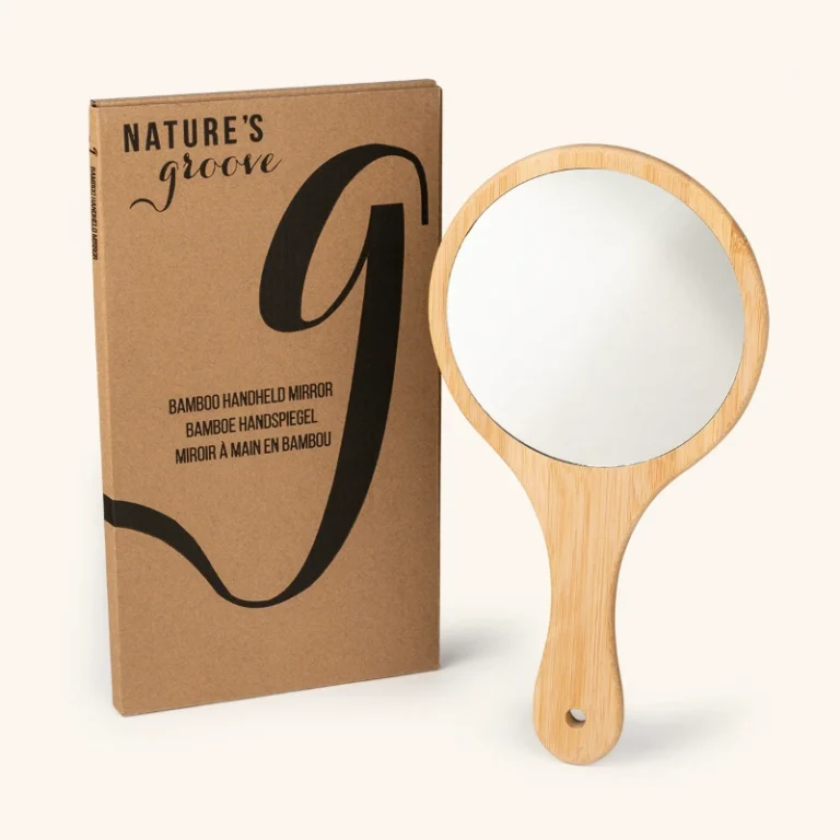houten handspiegel Nature Groove