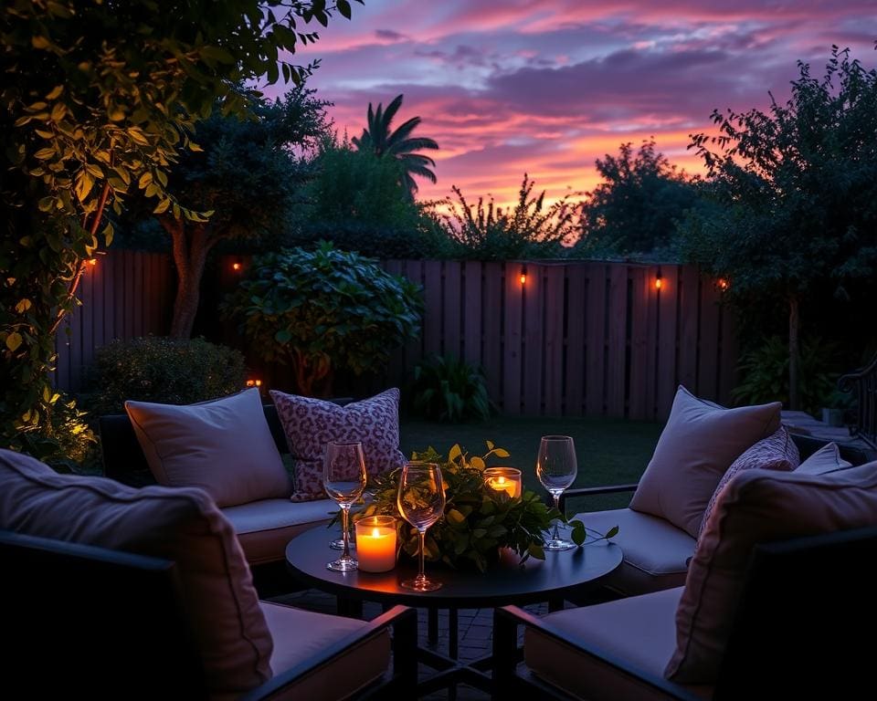 De ultieme setup voor een sfeervolle avond in de tuin