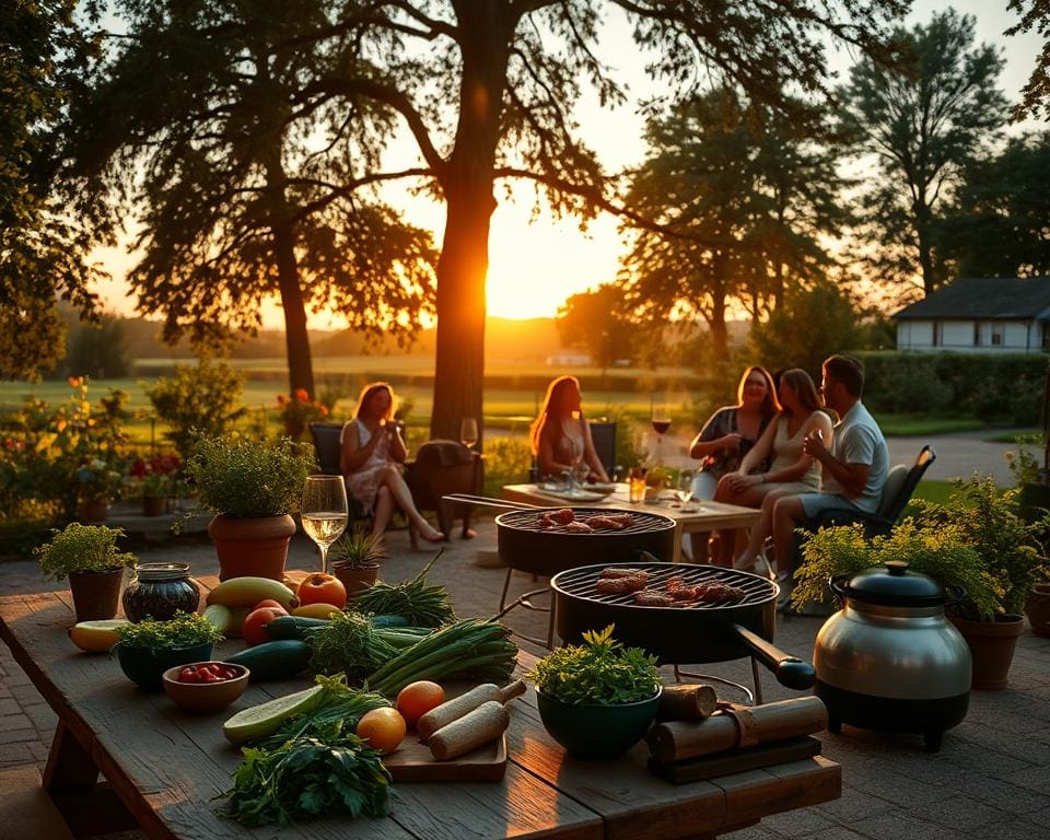 Genieten van lange zomeravonden met buitenkoken