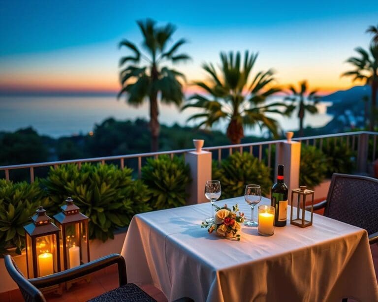 Waar kun je romantisch dineren in Marbella?