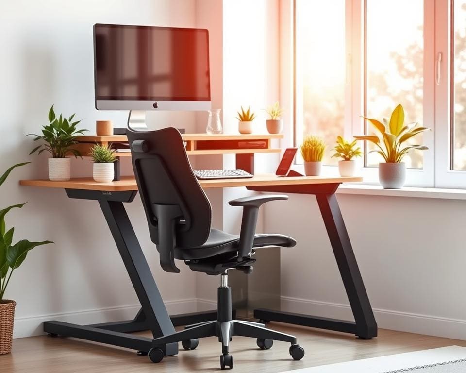 ergonomische inrichting van een thuiswerkplek