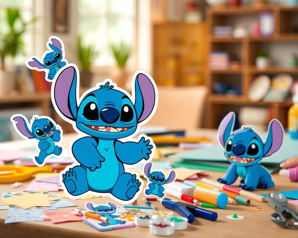 Hoe gebruik je Stitch stickers in je knutselwerk?