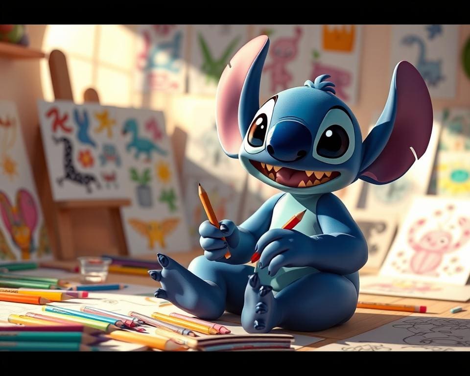 Hoe maak je de leukste tekeningen met Stitch?