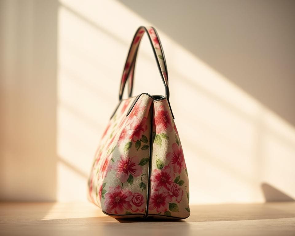 Hoe style je een tas met bloemenprint?