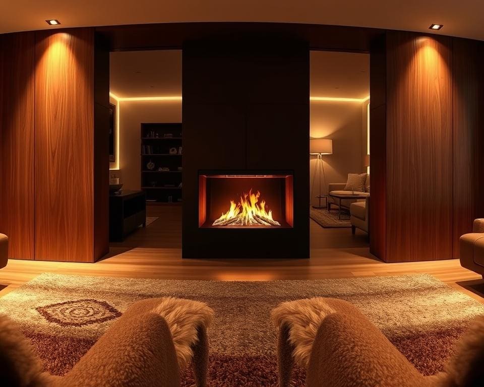 Hoe zorgt de Box Panorama 55 voor sfeervolle warmte?