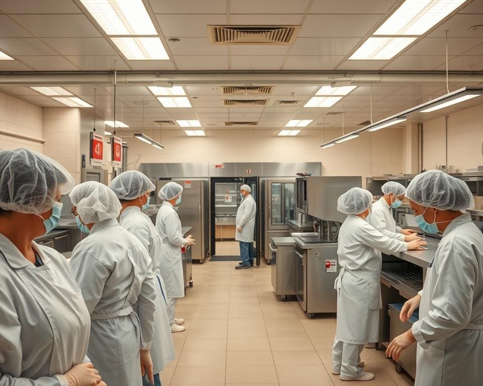 Hygiënevoorschriften in de voedingsindustrie