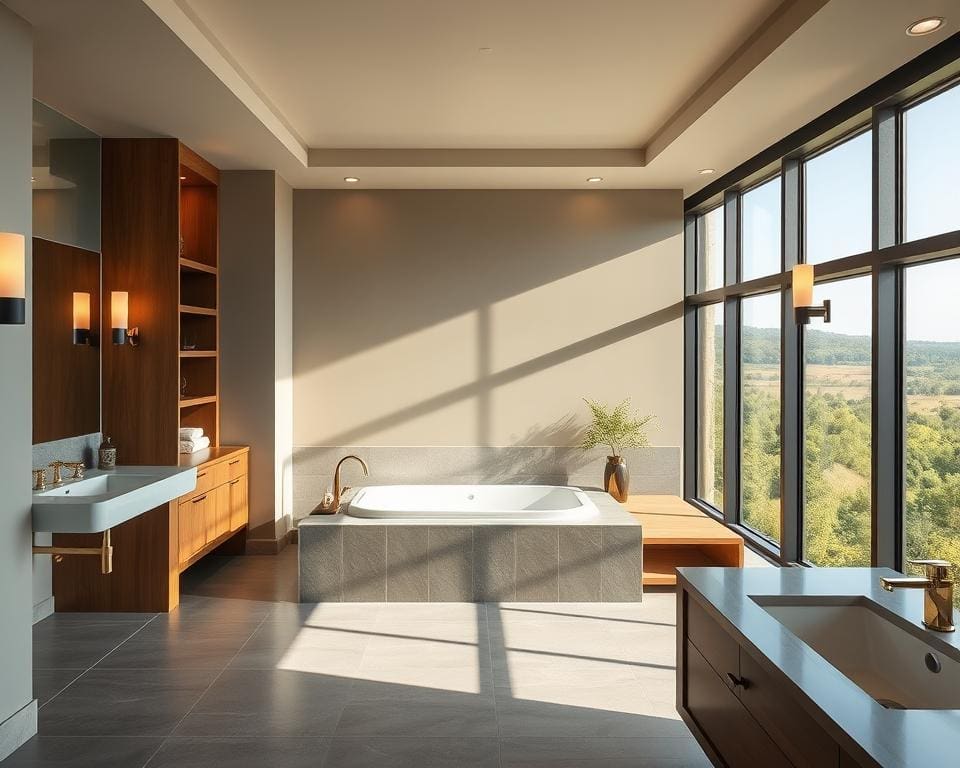Wat zijn trendy kleuren voor een luxe badkamer?