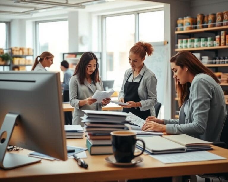 Zijn er ook administratieve functies in food?