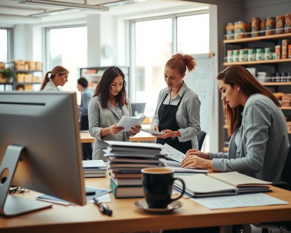 Zijn er ook administratieve functies in food?